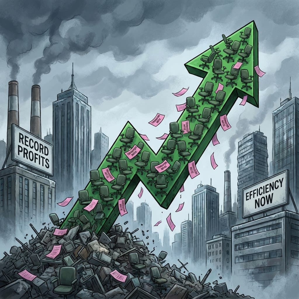 Record Profits, Record Layoffs: The Math Ain't Mathing