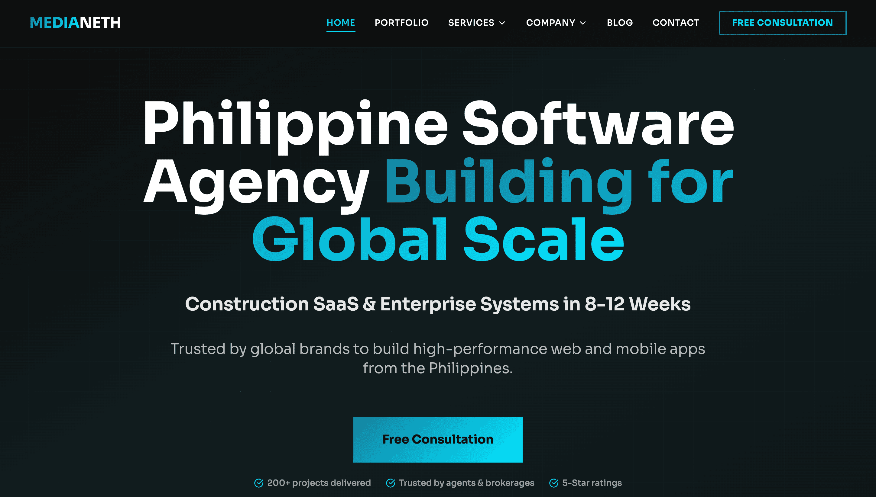 Medianeth - Agency Project Screenshot