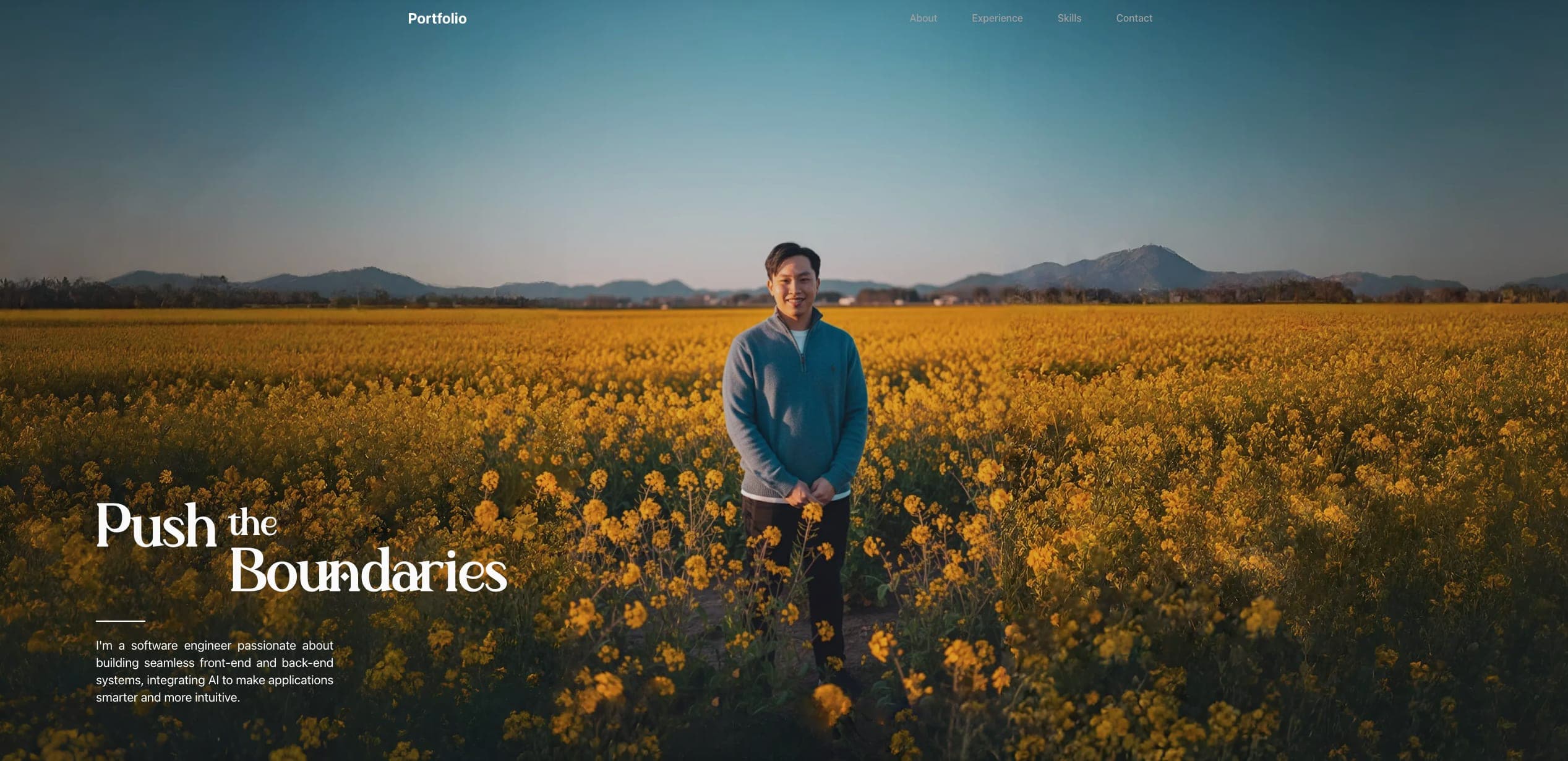 Portfolio - Portfolio Project Screenshot