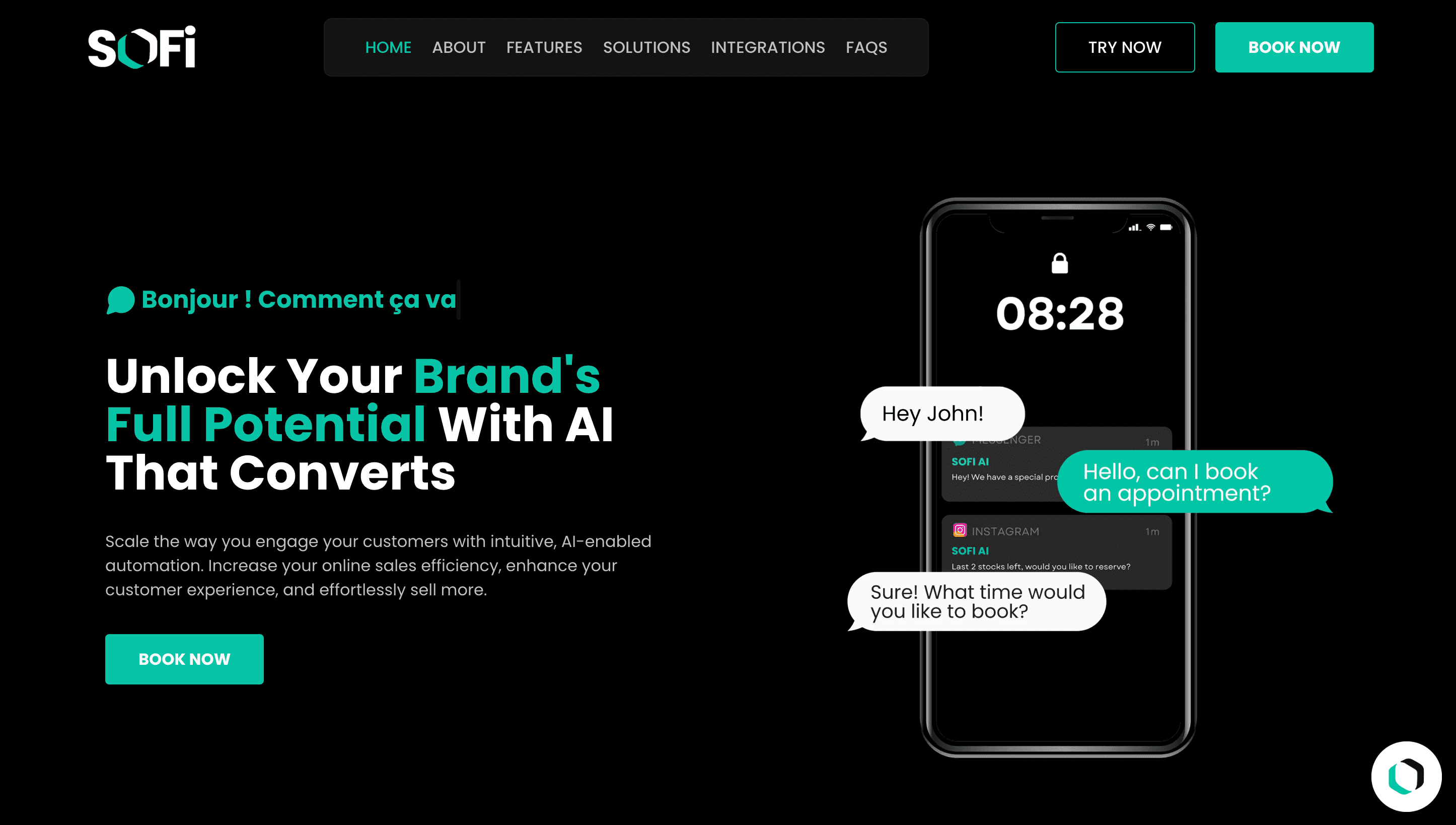SOFI AI - SaaS Project Screenshot